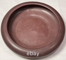 Antique Arts & Crafts 1918 Van Briggle Pottery Mulberry Shallow Low Bowl Planter