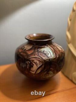 Antique Arts & Crafts Danish Ceramic Vase by Herman A. Kähler, Signed