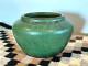 Antique Arts & Crafts Hampshire Pottery Matte Green Planter Vase Bowl