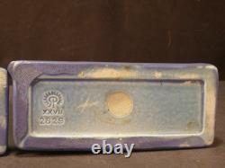 Antique Arts Crafts Mission Usa Matte Green Rookwood Art Pottery Bird Bookends