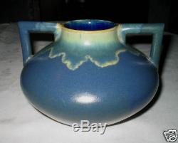 Antique Arts Crafts Pottery Vase Garden Flower Art Deco Mission Belgium Fulper