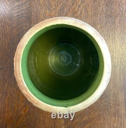 Antique Arts & Crafts Roseville Large Tan Mostique Vase Shape 23-10, c. 1916