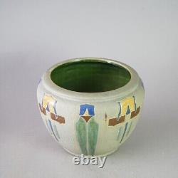 Antique Arts & Crafts Roseville Mostique Art Pottery Jardiniere Circa 1920