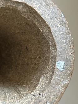 Antique Arts Crafts Studio Pottery Chalice Grape Vine Motif Hand Thrown 1905-25