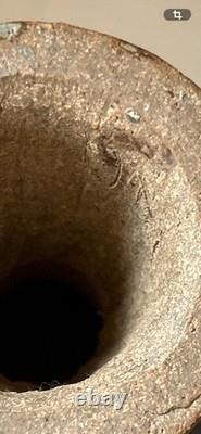 Antique Arts Crafts Studio Pottery Chalice Grape Vine Motif Hand Thrown 1905-25