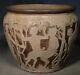 Antique Arts Crafts Weller Art Pottery Jardiniere Dechiwo Lorber Satyrs Devils