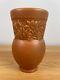 Antique Arts & Crafts Weller Art Pottery Pumpkin Orange Matte Breton 6 Vase