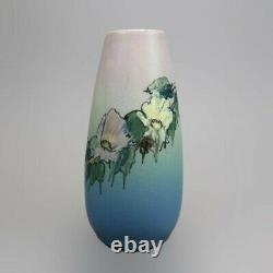 Antique Arts & Crafts Weller Hudson Art Pottery Stylized Floral Vase, circa 1920