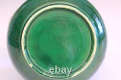 Antique Awaji Pottery Arts & Crafts Art Nouveau Danto Minpei Pitcher Vase