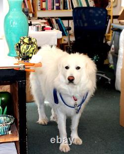 Antique Awaji Pottery Arts & Crafts Art Nouveau Danto Minpei Pitcher Vase