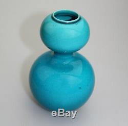 Antique British Art Pottery Good Burmantofts Arts & Crafts Gourd Vase 374 C. 19th