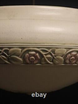Antique C. 1910 Rare Arts and Crafts Mission Weller Pottery 3 Lite Chandelier #1