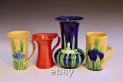 Antique Danto Awaji Pottery Arts & Crafts Incised Japanese Teapot Signed