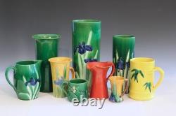 Antique Danto Awaji Pottery Arts & Crafts Incised Japanese Teapot Signed