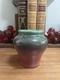 Antique Fulper Arts Crafts Pottery Rafco Vase Moss Rose Green Pink Flamb&eacute; Glaze