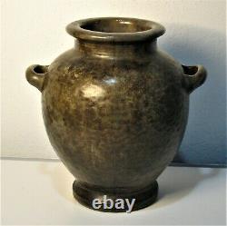 Antique Fulper Arts & Crafts Vase, large, two handled, Rare