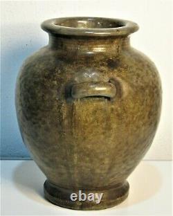 Antique Fulper Arts & Crafts Vase, large, two handled, Rare