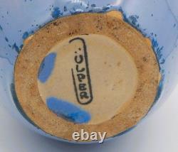 Antique Fulper Crystalline Art Pottery Vase, c1900 3-Handled 7 MINT