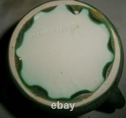 Antique Hampshire Arts & Crafts Pottery Matte Green Mission Loving Cup Vase Mint