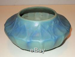 Antique Late Teens Large Van Briggle Bowl 737 Ming Blue Arts & Crafts