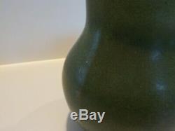 Antique Matte Green Peters Reed Pottery Vase Arts & Crafts Mission Vintage Rare