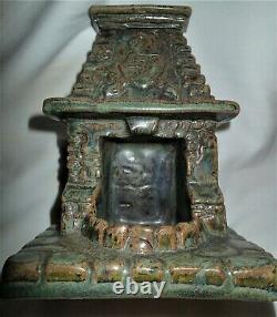 Antique Mission Fulper Arts Crafts Pottery Home Fireplace Bookends Rookwood Era