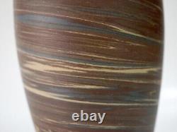 Antique NILOAK Mission Swirl Arts & Crafts Pottery Vase with First Art Mark