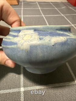 Antique Newcomb Pottery Small Bowl Arts And Crafts Henrietta Bailey