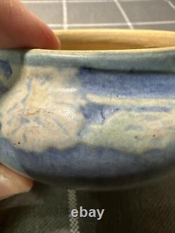 Antique Newcomb Pottery Small Bowl Arts And Crafts Henrietta Bailey