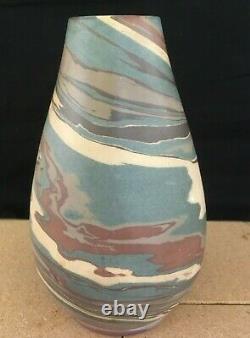 Antique Niloak Arts & Crafts Missionware Swirl Art Pottery Vase Possibly 1925-28