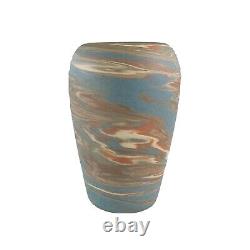 Antique Niloak Mission Pottery Swirl Arts & Crafts Movement Vase 4.5