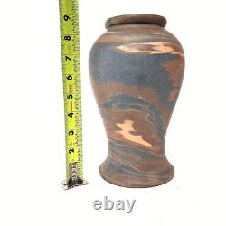 Antique Niloak Mission Swirl Art Pottery Vase Baluster Form Arts Crafts
