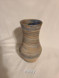 Antique Niloak Mission Swirl Art Pottery Vase Marked