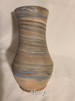 Antique Niloak Mission Swirl Art Pottery Vase Marked