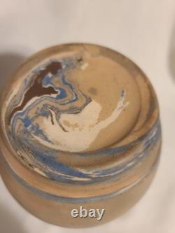 Antique Niloak Mission Swirl Art Pottery Vase Marked