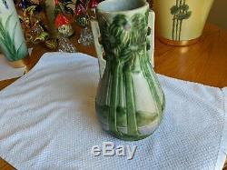 Antique Original Forrest Or Vista Arts And Crafts Large Roseville Pottery Vase