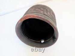 Antique Peters and Reed Moss Aztec Wall Pocket Arts And Crafts Pottery Wal
