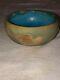 Antique Pewabic Art Pottery Miniature Bowl-metallic Copper-detroit-arts & Crafts