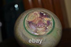 Antique Pewabic Vase Iridescent Beautiful colors EXC condition 2 3/4 Art Crafts