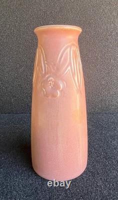 Antique ROOKWOOD Pottery Arts & Crafts vase 1926 Mauve Matte Glaze #2108