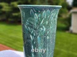Antique Rookwood 1923 Arts & Crafts Two Tone Teal Green Pottery Vase 2690 Nice