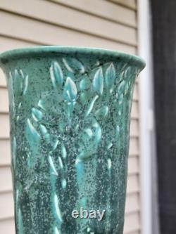 Antique Rookwood 1923 Arts & Crafts Two Tone Teal Green Pottery Vase 2690 Nice
