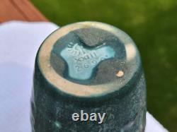 Antique Rookwood 1923 Arts & Crafts Two Tone Teal Green Pottery Vase 2690 Nice