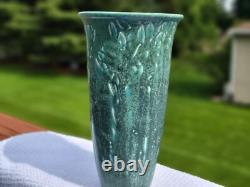 Antique Rookwood 1923 Arts & Crafts Two Tone Teal Green Pottery Vase 2690 Nice