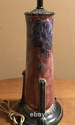 Antique Rookwood Arts & Crafts American Art Pottery Table Lamp 1923 2610 Form