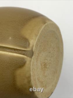 Antique Rookwood Arts Crafts Vase XIX 1919 #1825 Brown Tan Geometric Design