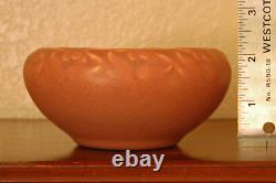 Antique Rookwood Pottery Arts Crafts Cabinet Bowl XVII 1917 #2152 Matte Mauve