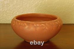 Antique Rookwood Pottery Arts Crafts Cabinet Bowl XVII 1917 #2152 Matte Mauve