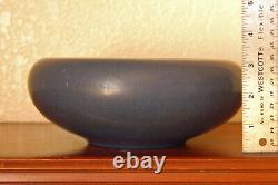 Antique Rookwood Pottery Arts & Crafts Cabinet Bowl XX 1920 #957C Matte Blue