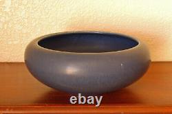 Antique Rookwood Pottery Arts & Crafts Cabinet Bowl XX 1920 #957C Matte Blue